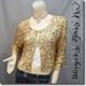 Sequin Embroidered Bolero Shrug Top Golden